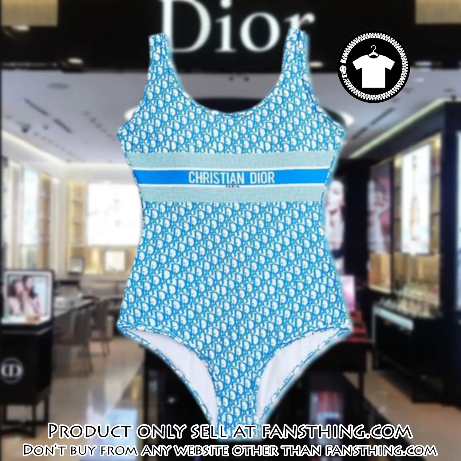 Christian dior swimwear beachwear one piece swimsuit osw1047 fst0712105